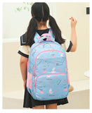 Kids Backpack Large Capacity Lightweight Durable School Bags for Grade 1-6 Students