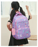 Kids Backpack Large Capacity Lightweight Durable School Bags for Grade 1-6 Students