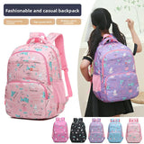 Kids Backpack Large Capacity Lightweight Durable School Bags for Grade 1-6 Students