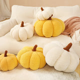 20CM Plush Pumpkin Toys Soft Stuffed Plant Pillow Cushion Home Party Halloween Decoration