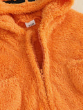 0-4Y Toddler Baby Boys Girls Cloak Jacket Halloween Pumpkin/Ghost Costume