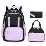 Candy Girls Backpack Set with Lunch Bag Pencil Case School Schoolbags 3 Pcs/Set