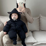 0-3T Baby Jumpsuit Thick Winter Romper