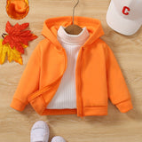 Baby Girl Boy Cozy Jacket Soft Warm Zip-Up Coat