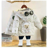 Kid Baby Boy Girl Winter Cotton Fashion Fleece Coats Jackets