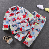 Kid Baby Boy Girl Thickened Winter Pajamas