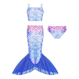 Kid Girl Mermaid Princess Swimwear Masquerade Party Holiday Swimsuits