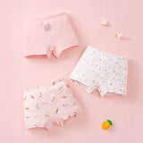 3 Pair/set  Kid Girl Indoor Animal Cute Cartoon Cotton Underwear
