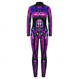 Family Matching Jumpsuit Halloween Print  Long Sleeve Pajamas Outfits
