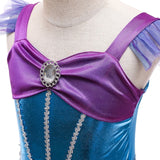 Kids Girls Mermaid Sleeveless Performance Costume Dresses