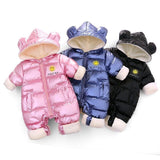 Baby Jumpsuit Padded Cashmere Autumn Winter Rompers