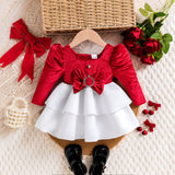Kid Baby Girl Big Bow Princess Dress
