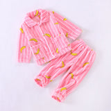 Kid Baby Girl Boy Winter Autumn Thick Loungewear Pajamas