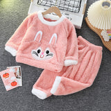 Kid Baby Girls Home Autumn Winter Suit Pajamas