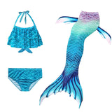 Kid Girl Mermaid Ariel Swimwear Bikini Holiday Masquerade Swimsuits