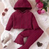 Baby Girls Knitted Long Sleeve 2 Pcs Sets