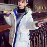 Kid Girl Down Cotton-padded Jacket Long Winter Coats