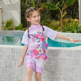 Kids Girls Swimsuit Outdoor Party Unicorn  Fashion Bathing Suits