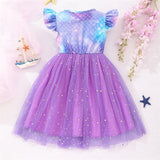 Book Week 2026 Kids Girls' Dress Unicorn Short Sleeve Outdoor Casual Fashion Adorable Polyester Knee-length Casual Dress A Line Dress Summer 4 years+ Light Pink White Pink