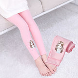 3-12Y Kids Girls Cat Active Outdoor Spring Fall Pants Leggings