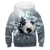 3-12Y Kid Boys Football Long Sleeve Casual Sports Cool Hoodie Pullover