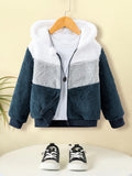 Kid Cozy Boys Fleece Jacket Warm Thick Zip-Up Coats