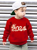 Kid Baby Boys Colorful Construction Cars Graphic Sweatshirts