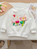 Kid Baby Girls Spring Autumn Casual Versatile Sweater