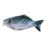 Simulation Fish-Shaped Pencil Case Waterproof Pencil Coin Purse