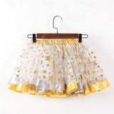 2 Pcs Kids Girls Cute Patchwork Yellow Pink Blue Skirts