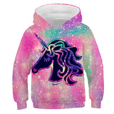 3-12Y Kids Girls Animal Casual Long Sleeve Cute Fall Multicolor Hoodie