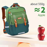 Kids Primary School Ergonomic Backpack Waterproof Large-capacity Schoolbag