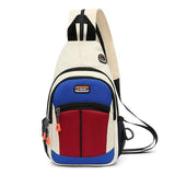 Kid Men Women Fashion Multi Function Mini Chest Backpack