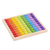 Montessori Educational Wooden Math Toys 99 Multiplication Table Math Arithmetic Teaching Aids