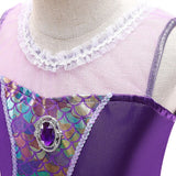 Kids Girls Mermaid Sleeveless Performance Costume Dresses