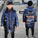 Kid Boy Thickened Hooded Jacket Cotton Winter Jacket