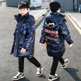 Kid Boy Thickened Hooded Jacket Cotton Winter Jacket