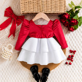Kid Baby Girl Big Bow Princess Dress