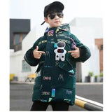 Kid Boy Winter Fashion Trends Cotton-padded Coats Jackets