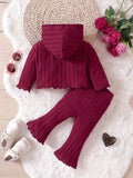 Baby Girls Knitted Long Sleeve 2 Pcs Sets