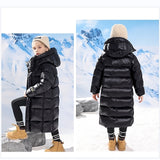 4-13Y Kids Girls Down Puffer Jacket Active Zipper School Coat Outerwear