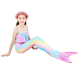 Kids Girls Five Piece Mermaid Swimwear Bikini Beach Summer Swimsuits