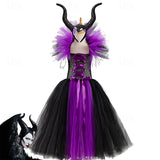 Book Week 2026 Kids Girls' Cosplay Dress Cosplay Custome Party Dress Solid Color Long Sleeve Performance Party Mesh Gothic Halloween Custome Maxi Party Dress Swing Dress Tulle Dress Summer