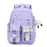 Kid Girls Cartoon School Daily Cute Backpacks Bookbags