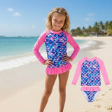 Kids Girls Swimsuit Outdoor Beach Vacation Tropical Sports Bathing Swimwear