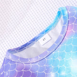 Book Week 2026 Kids Girls' Dress Unicorn Short Sleeve Outdoor Casual Fashion Adorable Polyester Knee-length Casual Dress A Line Dress Summer 4 years+ Light Pink White Pink