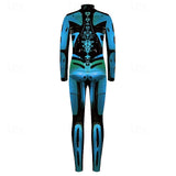 Family Matching Jumpsuit Halloween Print  Long Sleeve Pajamas Outfits
