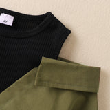 Kid Girl Off-shoulder Long Sleeve Dress