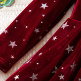 Kid Girl Fashion Christmas Red Dress