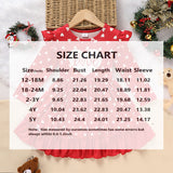 Toddler Girl Cute LOVE Embroidered Heart Print Long Sleeve A-Line Dress